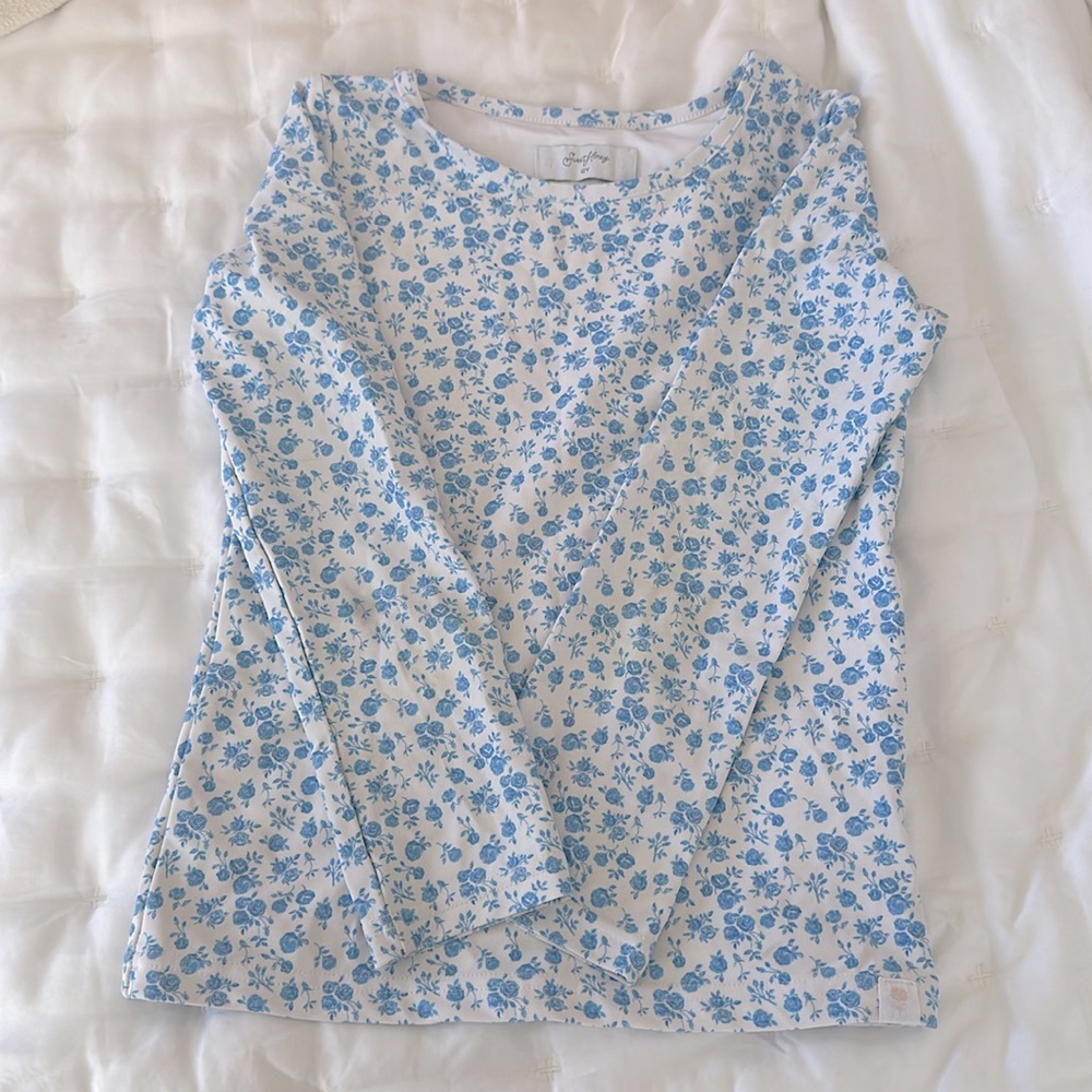 Sweet Honey girls rash guard with matching bottoms both size 12